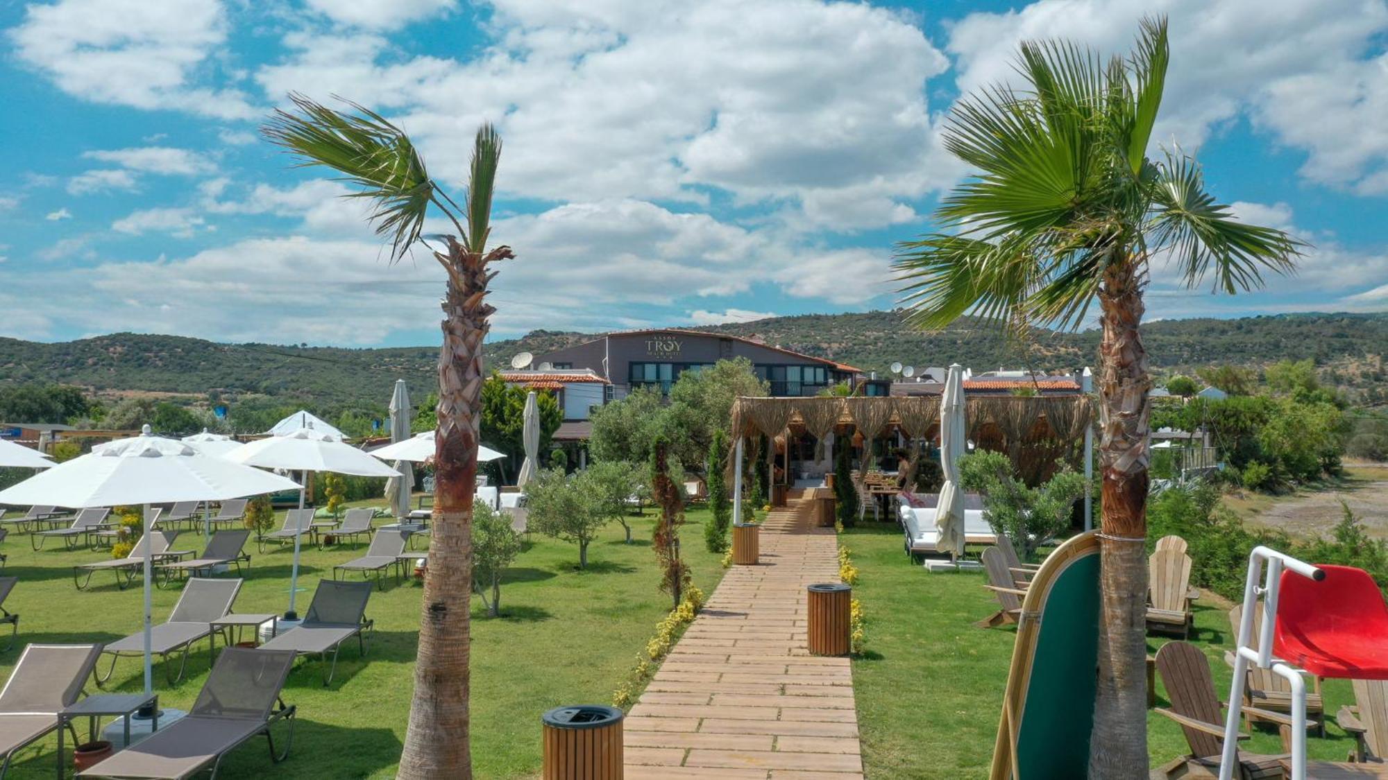 Assos Troy Beach Hotel Экстерьер фото